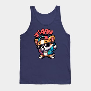 Dab Dance Chibi Corgi Jiggy Tank Top